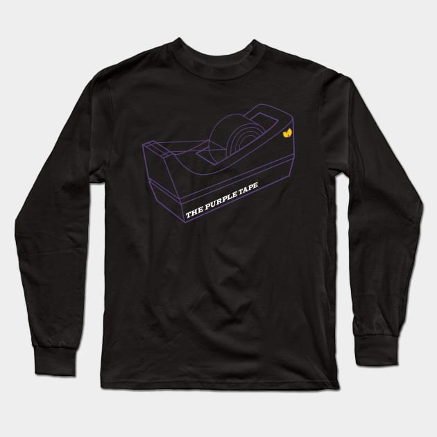 The Purple SCOTCH Tape Long Sleeve T-Shirt by DIGABLETEEZ